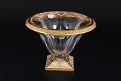 Конфетница 20,5 см 1 шт. Panel Flora's Empire Golden Ivory Decor Astra Gold