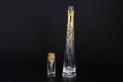 Комплект для ликера Золотой узор E-S Bohemia Crystal