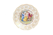 Набор тарелок Queen's Crown Корона Мадонна Перламутр 21 см(6 шт.) Queens Crown
