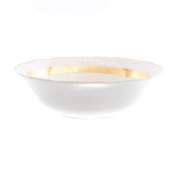 Салатник Thun Мария Луиза Золотая лента Ivory 25 см