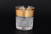 Комплект стаканов для виски Bohemia Max Crystal Филиция хрусталь с золотом 320 мл(6 шт.) Bohemia Crystal