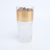 Комплект стаканов для воды Золото Bohemia Max Crystal 350 мл(6 шт.) Bohemia Crystal