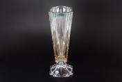 Ваза на ножке зеленая 30 см METROPOLITAN R-G Bohemia Crystalite