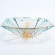 Фруктовница зеленая Bohemia Gold Metropolitan 33 см Bohemia Crystalite
