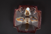 Фруктовница Bohemia Gold Metropolitan Розовая 21 см Bohemia Crystalite