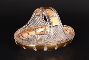 Корзинка 23 см CRYSTAL HEART Bohemia Crystal