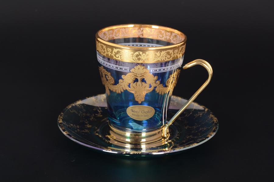 Фото Чайные пары Комплект чайных пар 12 предметов NEW Veneziano color Art Decor