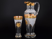 Комплект для воды 7 предметов иксовка Богемия А-М Bohemia Crystalite