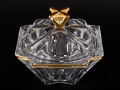 Конфетница с крышкой 22 см METROPOLITAN R-G Bohemia Crystalite