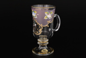 Комплект кружек для воды 230 мл U-R фон розовый (6 шт.) Bohemia Crystal