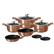 Комплект посуды Berlinger Haus Copper Metallic Line 10 предметов Phantom Line