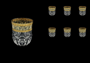 Комплект стаканов для виски 350 мл Adagio Allegro Golden Light Decor Astra Gold (6 шт.)