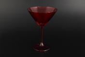 Комплект фужеров для мартини 280 мл SYLVIA/KLARA красная (6 шт.) Bohemia Crystalite