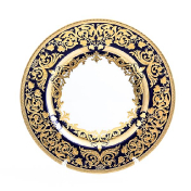 Набор тарелок Falkenporzellan Natalia cobalt gold 28.5 см(6 шт.)