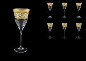 Комплект фужеров для вина Astra Gold Allegro Fiesole Golden Light Decor 190 мл (6 шт.)