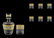 Комплект Astra Gold Allegro Fiesole Golden Light Decor 1 графин 850 мл 6 стаканов 290 мл