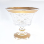 Конфетница Золото Филиция Bohemia Max Crystal 20 см Bohemia Crystal