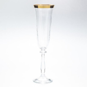 Комплект фужеров для шампанского Анжела Crystalex Bohemia 190 мл (6 шт.) Bohemia Crystalite
