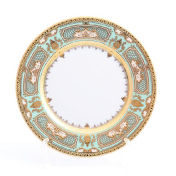Набор тарелок Falkenporzellan Donna Seladon gold 17 см(6 шт.)