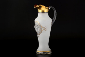 Графин для воды иксовка "Версачи Гаргона" B-G фон камни Bohemia Crystalite