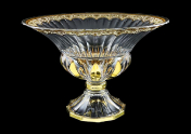 Фруктовница на ножке 35 см Adagio Flora's Empire Golden Ivory Decor Astra Gold