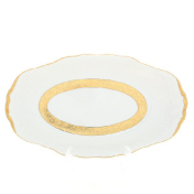 Овальное блюдо Sterne porcelan Матовая лента 23 см