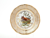 Набор тарелок Sterne porcelan Охота Бежевая 19 см(6 шт.)