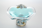 Конфетница 24 см White Cristal