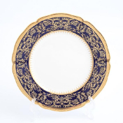 Набор тарелок Prouna Clarice Cobalt Gold 21 см(6 шт.)