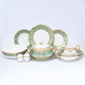 Столовый сервиз Prouna Clarice Light Green 6 персон 27 предметов