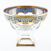 Конфетница Astra Gold Natalia Golden Blue Decor 24,5 см