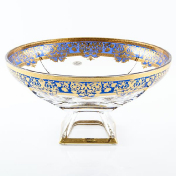 Конфетница Astra Gold Natalia Golden Blue Decor 30 см