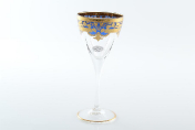Комплект фужеров для вина Astra Gold Natalia Golden Blue Decor 210 мл(6 шт.)
