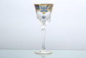 Комплект фужеров для вина Astra Gold Natalia Golden Blue Decor 220 мл(6 шт.)