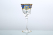 Комплект фужеров для вина Astra Gold Natalia Golden Blue Decor 280 мл(6 шт.)