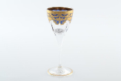 Комплект рюмок для водки Astra Gold Natalia Golden Blue Decor 70 мл(6 шт.)