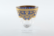Комплект стаканов для виски Astra Gold Natalia Golden Blue Decor 200 мл(6 шт.)