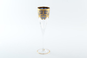 Комплект фужеров для шампанского Astra Gold Natalia Golden Blue Decor 170 мл(6 шт.)