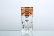 Комплект стаканов для воды 400 мл Natalia Golden Red Decor Astra Gold (6 шт.)