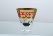Комплект стопок для водки Astra Gold Natalia Golden Red Decor 60 мл(6 шт.)