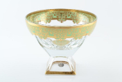 Конфетница Astra Gold Natalia Golden Turquoise D. 24,5 см