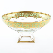 Конфетница Astra Gold Natalia Golden Turquoise D. 30 см