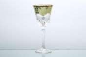 Комплект фужеров для вина 280 мл Natalia Golden Turquoise D. Astra Gold (6 шт.)