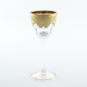 Комплект рюмок для водки Astra Gold Natalia Golden Turquoise D. 70 мл(6 шт.)