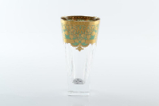 Комплект стаканов для воды Astra Gold Natalia Golden Turquoise D. 380 мл(6 шт.)