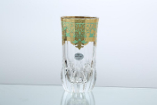 Комплект стаканов для воды Astra Gold Natalia Golden Turquoise D. 400 мл(6 шт.)