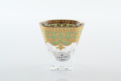 Комплект стопок для водки Astra Gold Natalia Golden Turquoise D. 60 мл(6 шт.)