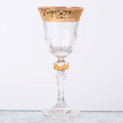 Комплект рюмок Кристина для водки Bohemia Gold Zvonek 60 мл