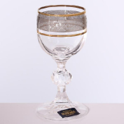 Комплект рюмок для водки Bohemia Gold Клаудия Панто Платина 50 мл(6 шт.)