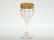 Комплект фужеров для вина Bohemia Gold Сафари матовая полоса 290 мл(6 шт.)